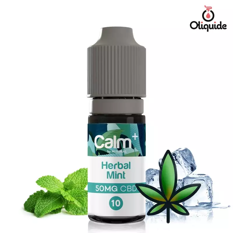 Testez le Herbal Mint de Calm+ pour une expérience pratique